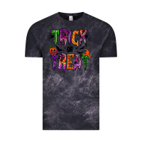 Cloud Black trick or treat Vintage Tee - RacoonDesign