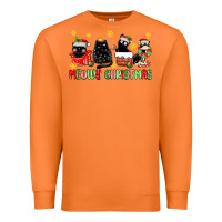 Carrot meowy christmas cats Premium Sweatshirt - MaliasSmallBusiness