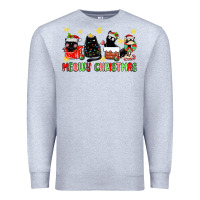Meowy Christmas Cats Premium Sweatshirt | Teevron