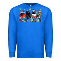 True Royal meowy christmas cats Premium Sweatshirt - MaliasSmallBusiness