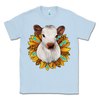 Dusty Blue sunflower heifer Classic Tee - JahusDesignShop
