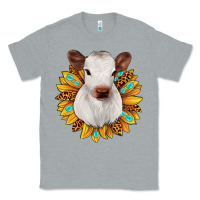 Heather Grey sunflower heifer Classic Tee - JahusDesignShop