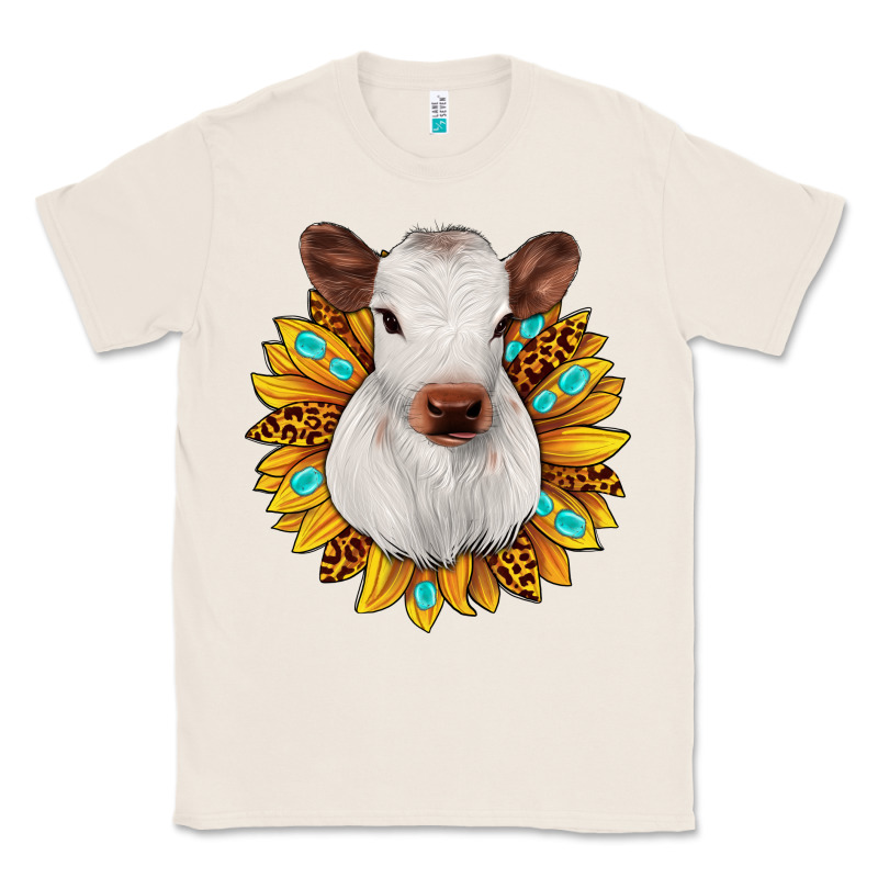 Sunflower Heifer Classic Tee by JahusDesignShop | Teevron