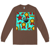 Chestnut graduation seamless pattern Long Sleeve Tee - BundleAndBundleShop