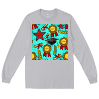 Moon Dust graduation seamless pattern Long Sleeve Tee - BundleAndBundleShop