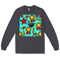 Smoke graduation seamless pattern Long Sleeve Tee - BundleAndBundleShop