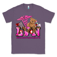 Lavender valentines day lvn licensed vocational nurse Classic Tee - AdoDesignShop