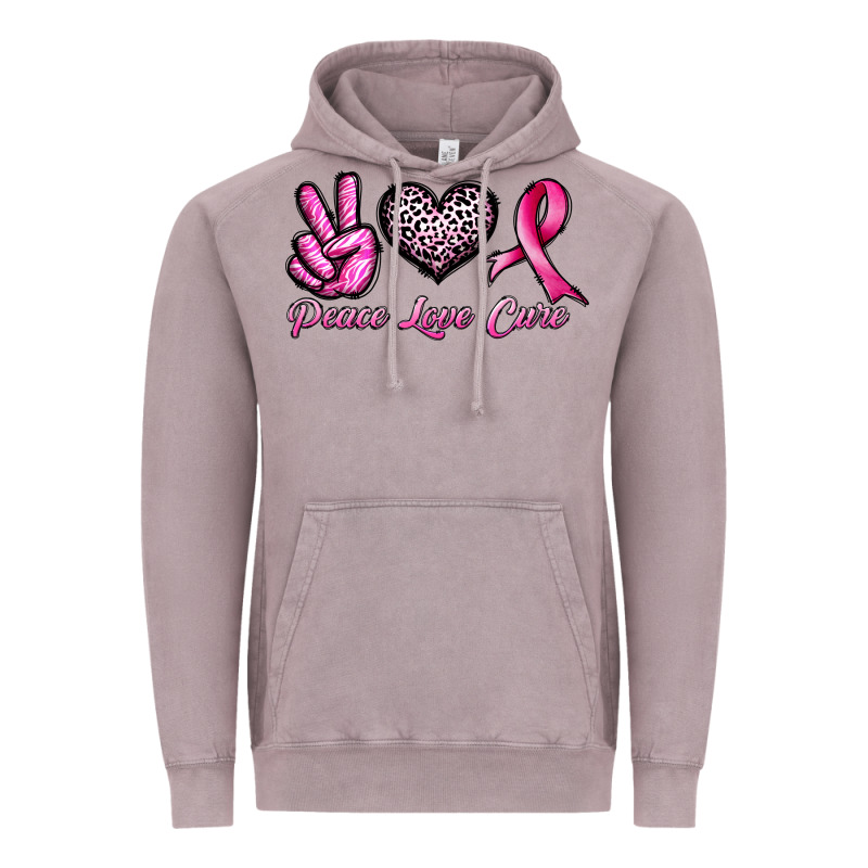 Peace Love Cure Vintage Hoodie by JahusDesignShop | Teevron