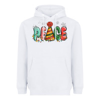 White peace Heavyweight Hoodie - MaliasSmallBusiness