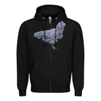 Black Ameraucana Chicken Zipper Hoodie - LillyAllenDesigns