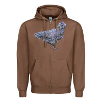 Chestnut Ameraucana Chicken Zipper Hoodie - LillyAllenDesigns