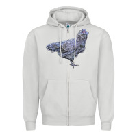 Dove Grey Ameraucana Chicken Zipper Hoodie - LillyAllenDesigns