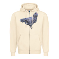 Sandshell Ameraucana Chicken Zipper Hoodie - LillyAllenDesigns