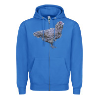 True Royal Ameraucana Chicken Zipper Hoodie - LillyAllenDesigns