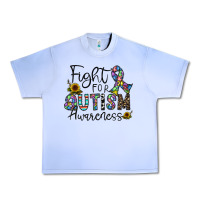 Grape Ice fight for autism awareness Urban Heavy Tee - CowhideDigitalArt