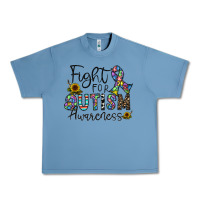 Pebble Blue fight for autism awareness Urban Heavy Tee - CowhideDigitalArt