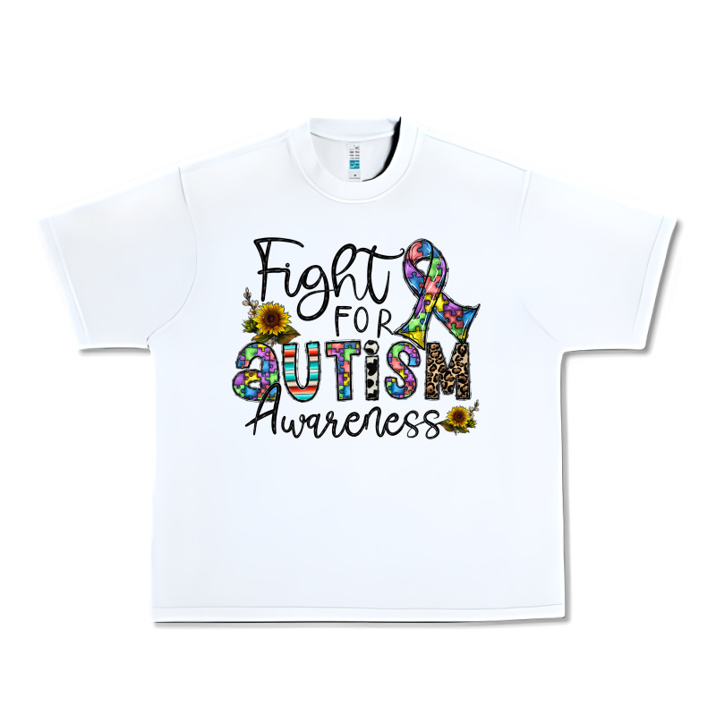 Fight For Autism Awareness Urban Heavy Tee by CowhideDigitalArt | Teevron