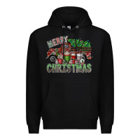 Black merry christmas Premium Hoodie - SublimationCraftShop
