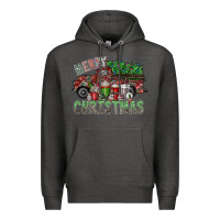 Charcoal Heather merry christmas Premium Hoodie - SublimationCraftShop