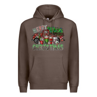 Coffee merry christmas Premium Hoodie - SublimationCraftShop