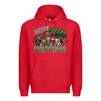 Red merry christmas Premium Hoodie - SublimationCraftShop