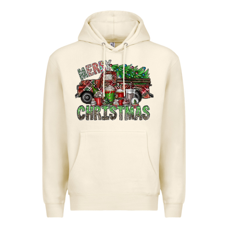Merry Christmas Premium Hoodie by SublimationCraftShop | Teevron