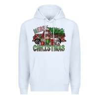 White merry christmas Premium Hoodie - SublimationCraftShop