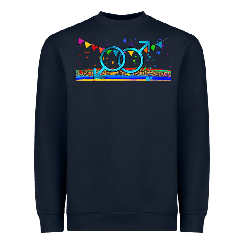 Lgbtq Gay  Libbey Glass Heavyweight Sweatshirt by HRA Design Shop | Teevron