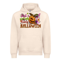 Sandshell Just a girl who loves Halloween Urban Hoodie - NancyCooperArtShop