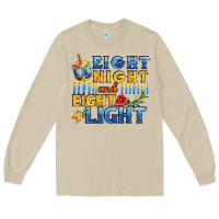 Mushroom eight night and eight light for hanukkah Long Sleeve Tee - AdoDesignShop