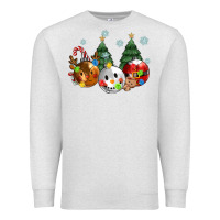 Oatmeal Heather christmas Premium Sweatshirt - MaliasSmallBusiness