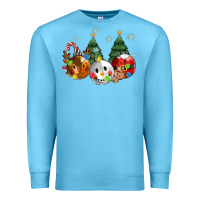Ocean Blue christmas Premium Sweatshirt - MaliasSmallBusiness