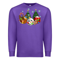 Purple christmas Premium Sweatshirt - MaliasSmallBusiness