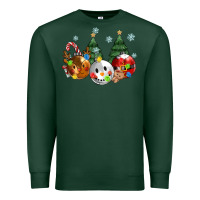 Sports Green christmas Premium Sweatshirt - MaliasSmallBusiness