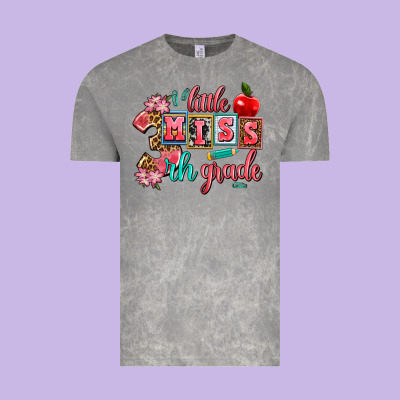 Little Miss 3 Rh   Grade Vintage Tee Designed By Adodesignshop