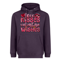 Plum love kisses valentine wishes Heavyweight Hoodie - NancyCooperArtShop