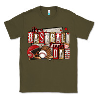 Army Green it's a baseball kinda day Classic Tee - Jasminsmagicworld