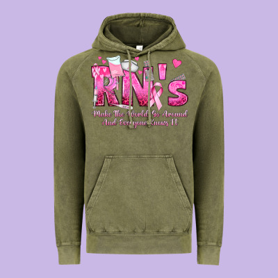 Rn S Make The World Go Around And Everyone Knows Vintage Hoodie Designed By Texasbilliewilder