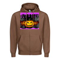 Chestnut halloween jack o'lantern dripping glitter tumbler Zipper Hoodie - Jasminsmagicworld