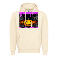 Sandshell halloween jack o'lantern dripping glitter tumbler Zipper Hoodie - Jasminsmagicworld