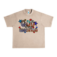 French Oak god bless america Urban Heavy Tee - CowhideDigitalArt