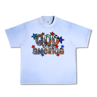 Grape Ice god bless america Urban Heavy Tee - CowhideDigitalArt