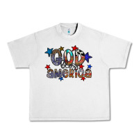 Lunar Rock god bless america Urban Heavy Tee - CowhideDigitalArt