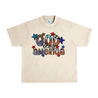 Sandshell god bless america Urban Heavy Tee - CowhideDigitalArt