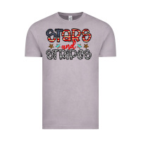 Vintage Zinc stars and stripes Vintage Tee - CowhideDigitalArt