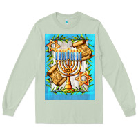 Matcha candlestick with parchment Long Sleeve Tee - AdoDesignShop