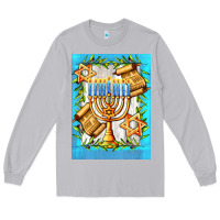 Moon Dust candlestick with parchment Long Sleeve Tee - AdoDesignShop