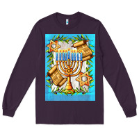 Plum candlestick with parchment Long Sleeve Tee - AdoDesignShop