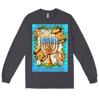 Smoke candlestick with parchment Long Sleeve Tee - AdoDesignShop