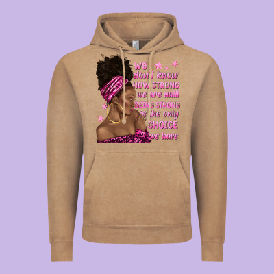 Afro Woman Cancer Vintage Hoodie Designed By Texasbilliewilder